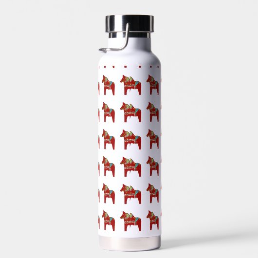 Red Dala Horse # 2 Insulinwasser Flasche (Rechts)