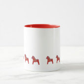Red Dala Horse Coffee Tasse (Zentrum)