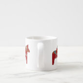 Red Dala Horse Espresso Cup Espressotasse (Rückseite)