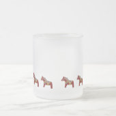 Red Dala Horse Hot Cider Mattierte Tasse (Mittel)
