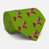 Red Dala Horse Krawatte (Gerollt)