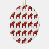 Red Dala Horse Ornament (Rechts)