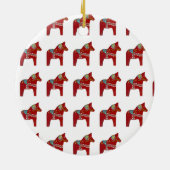 Red Dala Horse Ornament (Hinten)