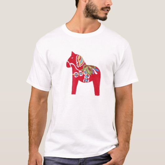 Red Dala Horse Shirt (Vorderseite)