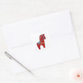 Red Dala Horse Sticker (Umschlag)