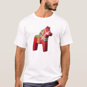 Red Dala Horse T - Shirt (Vorderseite)