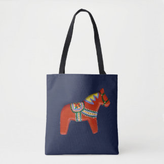 Red Dala Horse Tasche