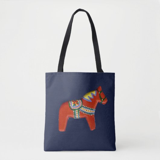 Red Dala Horse Tasche (Vorderseite)