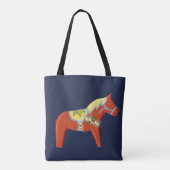 Red Dala Horse Tasche (Rückseite)