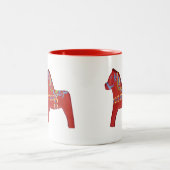 Red Dala Horse Tasse (Mittel)