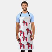 Red Dala Horses Schürze (Getragen)