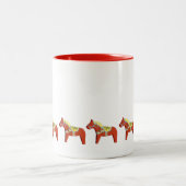 Red Dala Horses Tasse (Mittel)