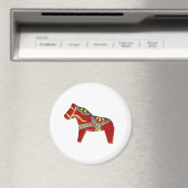 Red Dala Magnet (In Situ (Geschirrspüler))