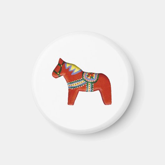 Red Dala Magnet (Vorne)