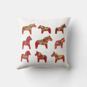 Red Dalas Horses Collection Pillow Kissen (Rückseite)