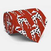 Red Dalmatiner Neck Tie (Minimal Design auf Zazzle Krawatte (Gerollt)