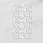 Red Dalmatiner Spots Kinderdusche Buchungsanfrage Begleitkarte (Rückseite)