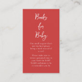 Red Dalmatiner Spots Kinderdusche Buchungsanfrage Begleitkarte (Vorderseite)