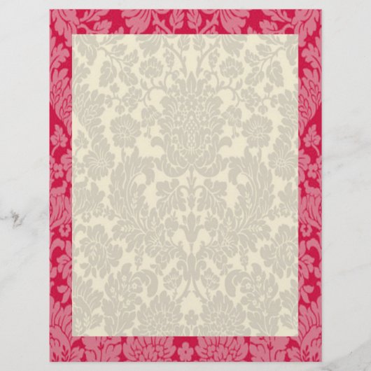 Red Damask Border (Vorderseite)
