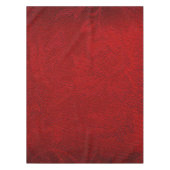 Red Damask Cotton Tableclout Tischdecke (Vorderseite)