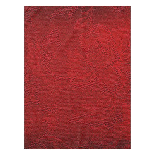 Red Damask Cotton Tableclout Tischdecke (Vorderseite)