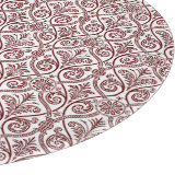 Red Damask Cutting Board Schneidebrett (Ecke)