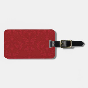 Red Damask Gepäckanhänger