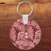 Red Damask Geschenke Schlüsselanhänger (Vorderseite)