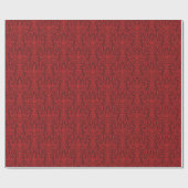 Red Damask Geschenkpapier (Flach)