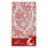 Red Damask Kleine Geschenktüte (Vorderseite)