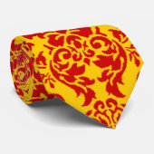 Red Damask Krawatte (Gerollt)