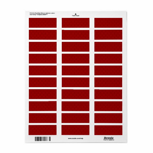 Red Damask Muster (Vorne)