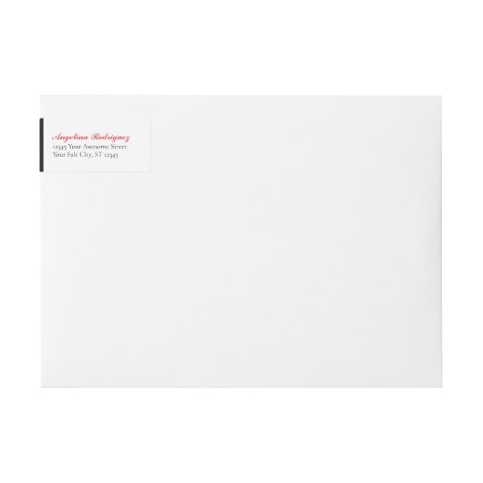 Red Damask Pattern Abschluss (Vorderseite)