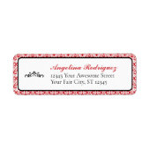 Red Damask Pattern Abschluss (Vorne)
