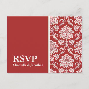 Red Damask UAWG Postkarte