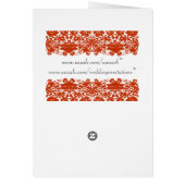 Red Damask Wedding (Hinten)