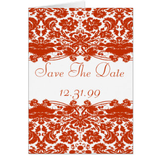 Red Damask Wedding