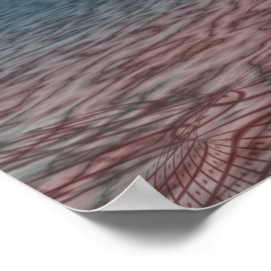 Red Dancer - Großdrucker Poster (Ecke)