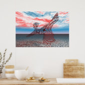 Red Dancer - Großdrucker Poster (Küche)