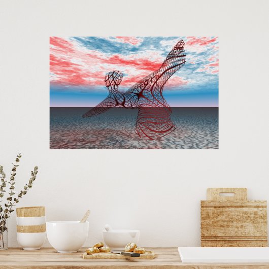 Red Dancer - Großdrucker Poster (Küche)