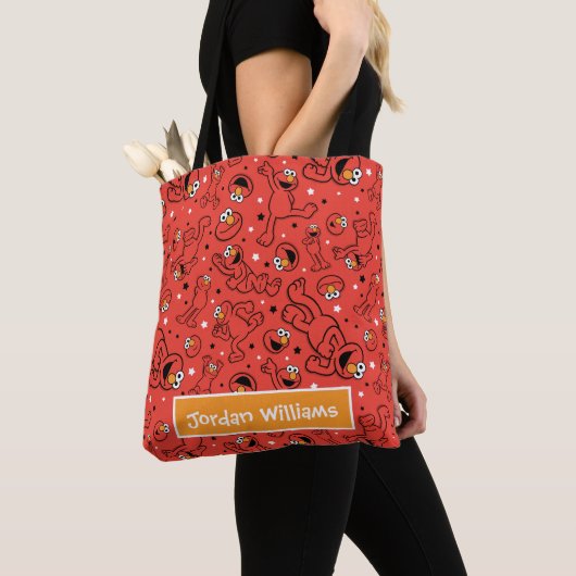 Red Dancing Elmo Pattern Tasche (Von Nahem)