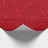 Red Dancing Flames Geschenkpapier (Ecke)