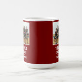 Red Danke, Coach Team Name Foto Kaffeetasse (Mittel)