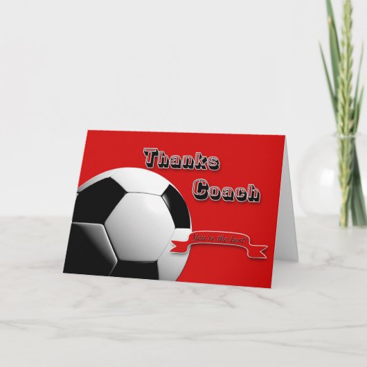Red Danke Soccer Coach (Vorderseite)