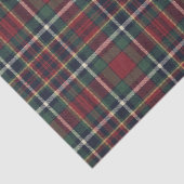 Red Dark Navy Blue Green Plaid Tissue Paper Seidenpapier (Ausschnitt)