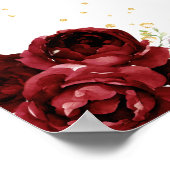 Red Dark Skin Princess 16 . Geburtstag Willkommen Poster (Ecke)