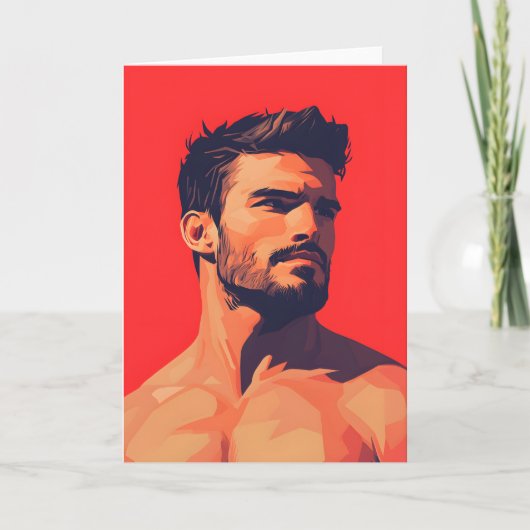 Red Dawn Gay Greetings Card Karte (Vorderseite)