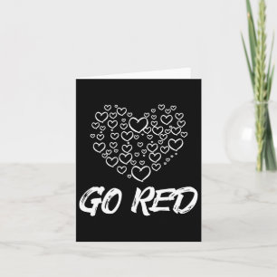 Red Day Go Red Heart Disease Awareness Karte