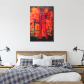 Red Dealer Leinwanddruck (Insitu (Schlafzimmer))