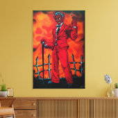 Red Dealer Leinwanddruck (Insitu (Wohnzimmer))